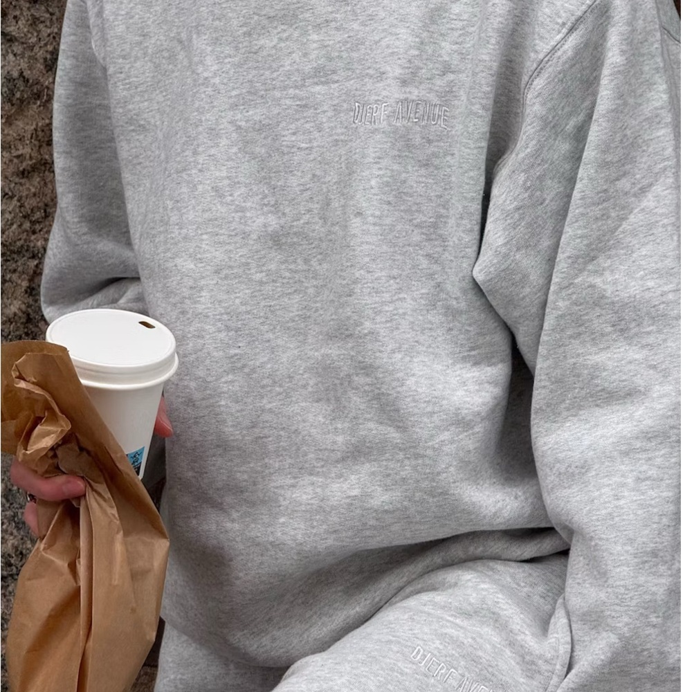 Djerf Ave Staple Sweatshirt Grey L